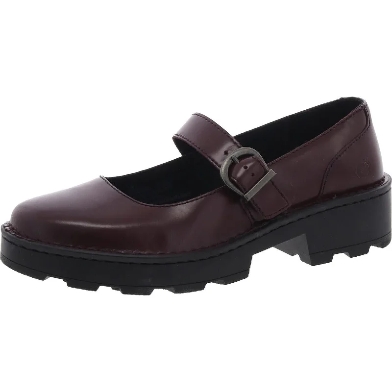 Women's Cashmere - Lined Ballet Flats in Burgundy for Warmth in Cold Weather Born Womens CASANDRA Buckle Leather Mary Janes Women's Cashmere - Lined Ballet Flats in Burgundy for Warmth in Cold Weather Born Womens CASANDRA Buckle Leather Mary Janes