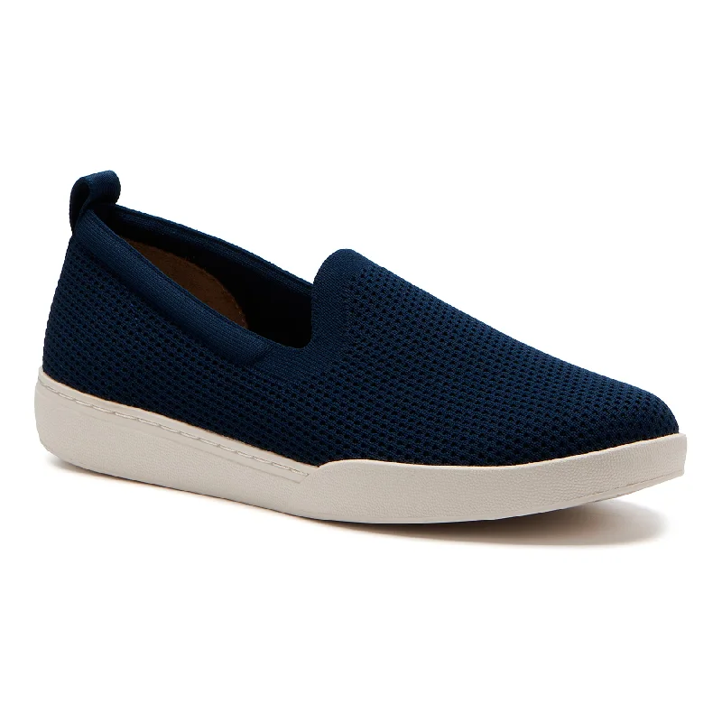 Women's casual shoes in red for a pop of color Encore Knit Slip On Metatarsal