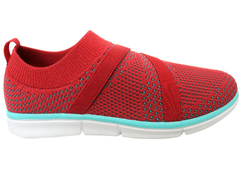 Women's casual shoes with embroidery for a detailed design Freeworld Australia Womens Lightweight Comfort Slip On Casual Shoes Women's casual shoes with embroidery for a detailed design Freeworld Australia Womens Lightweight Comfort Slip On Casual Shoes
