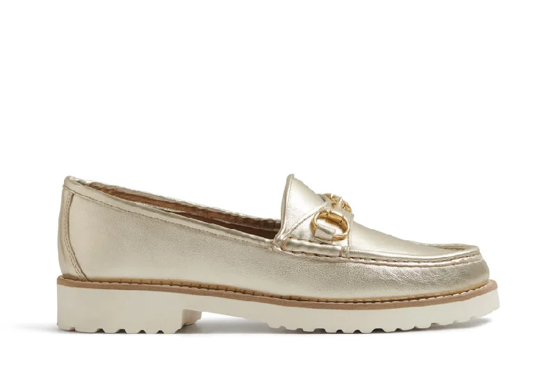 Gold leather