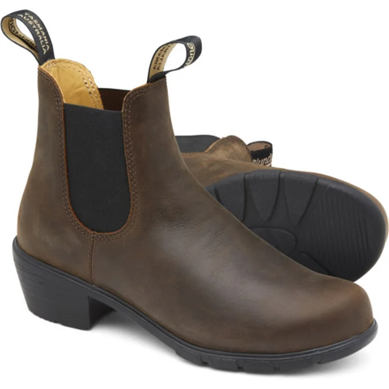 Women's casual shoes in green for a unique touch Women's Heeled Boots
