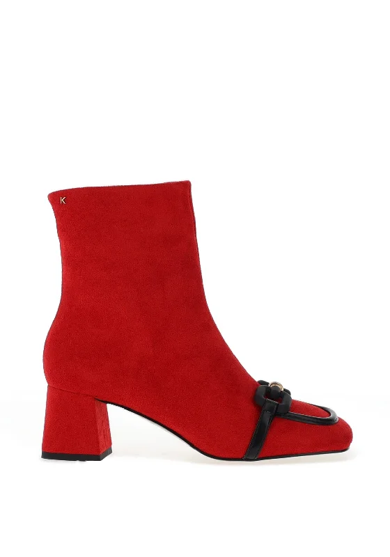 women's boots for clubbingKate Appleby Aberdoux Heeled Boots, Poppy Red