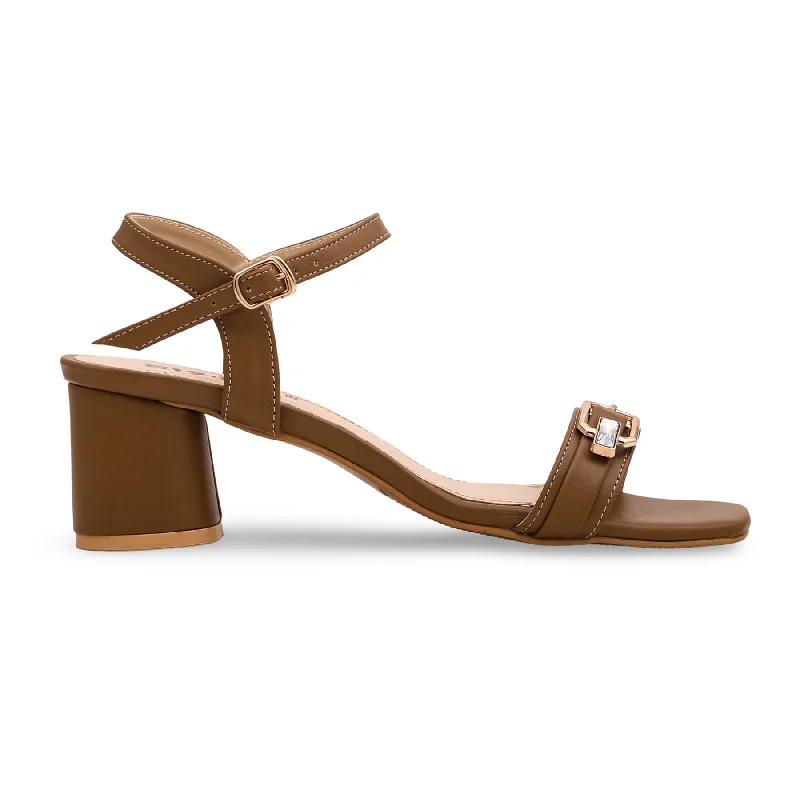 Child - Friendly Women's Sandals with a Secure Buckle in Purple for Moms on the GoBrown Formal Sandal FR5212