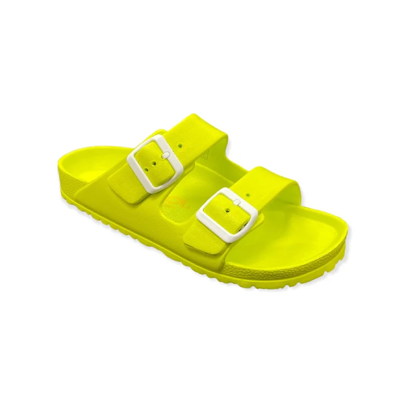 Lightweight Women's Mesh - Paneled Sandals in Yellow for BreathabilityAlexis EVA - Lime Green