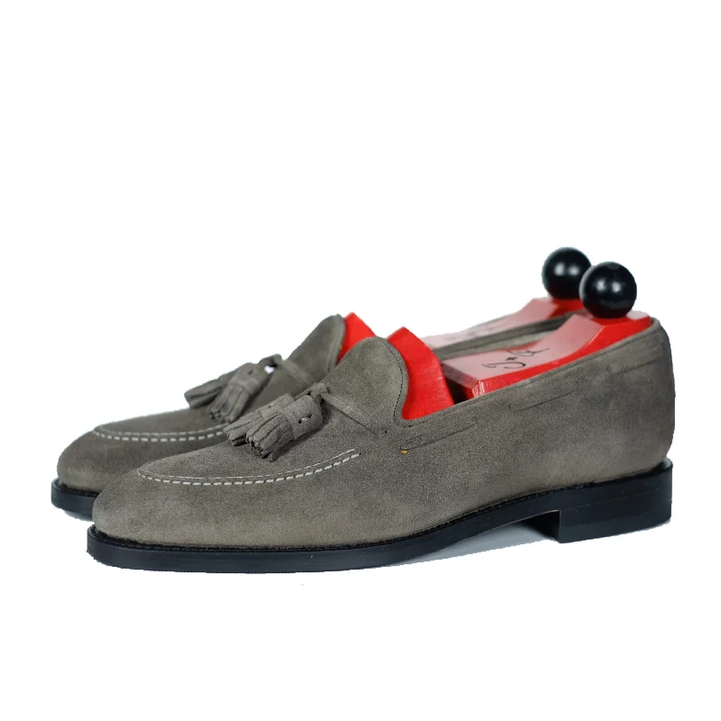 Women's Geometric - Patterned Loafers in Multicolor for a Fashion - Forward LookHaller - Storm Suede