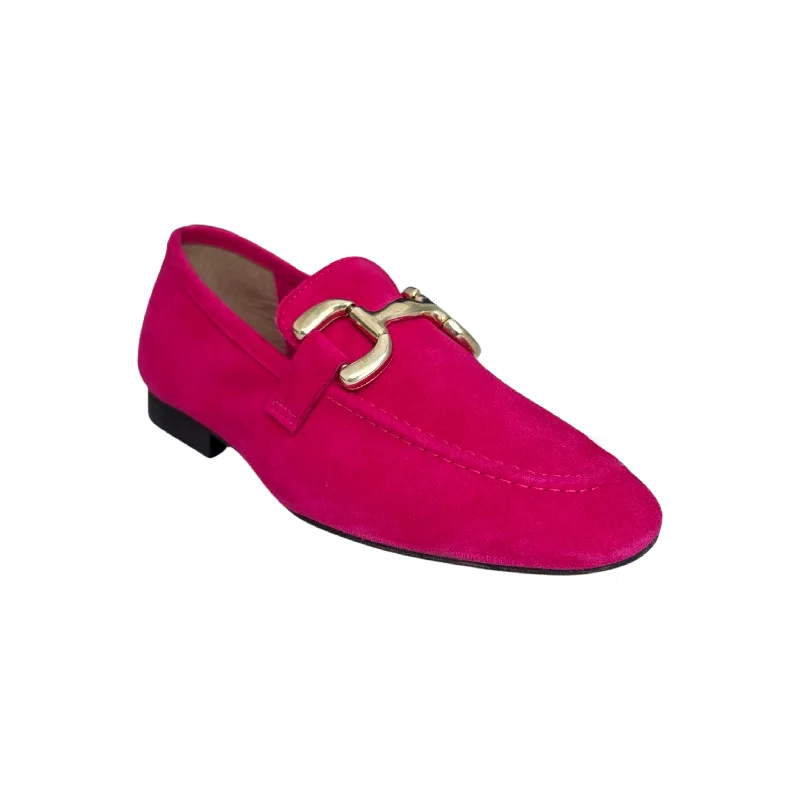 Elastic - Back Women's Loafers in Teal for Easy On - and - OffMacie Fuchsia Suede Loafer