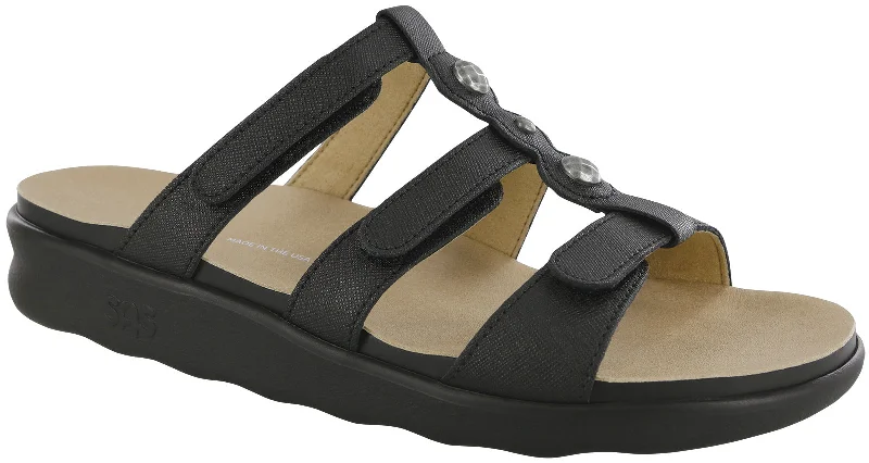 Orthopedic Women's Sandals with Arch Support in Gray for Foot HealthSAS Napoli