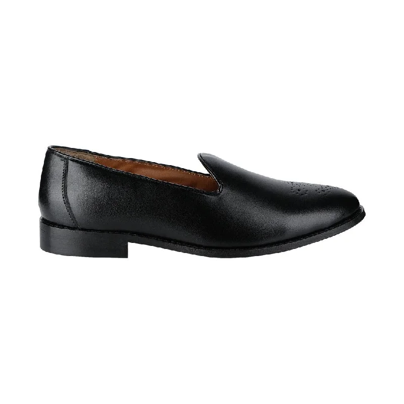 Child - Friendly Women's Loafers in Purple for Moms on the GoAssisi Timeless Medallion Toe Black Slipper Shoes