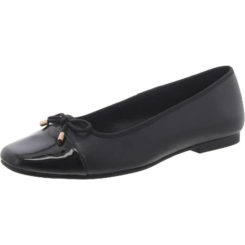 Women's Geometric - Patterned Oxfords in Multicolor for a Fashion - Forward StatementSteve Madden Womens Celsiuss Faux Leather Bow Ballet Flats