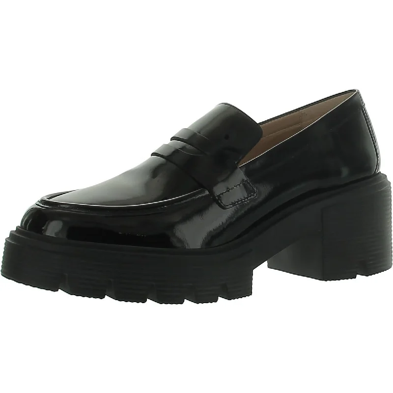 Women's Tassel - Trimmed Oxfords with a Low Heel in Olive Green for a Trendy TwistStuart Weitzman Womens Soho Patent Leather Platform Loafers