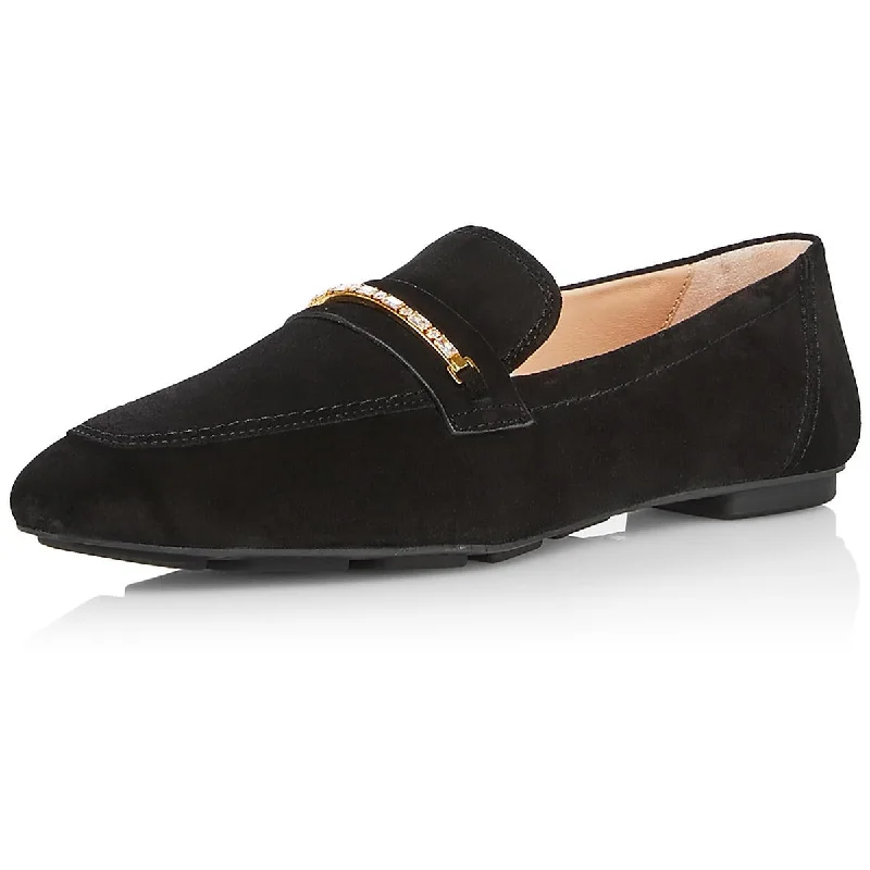 Waterproof Women's Oxfords in Black for Rainy DaysStuart Weitzman Womens Suede Rhinestone Loafers