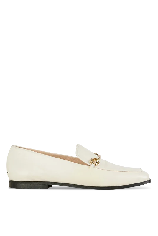 Elastic - Back Women's Loafers in Teal for Easy On - and - OffThe Modern White Moccasin