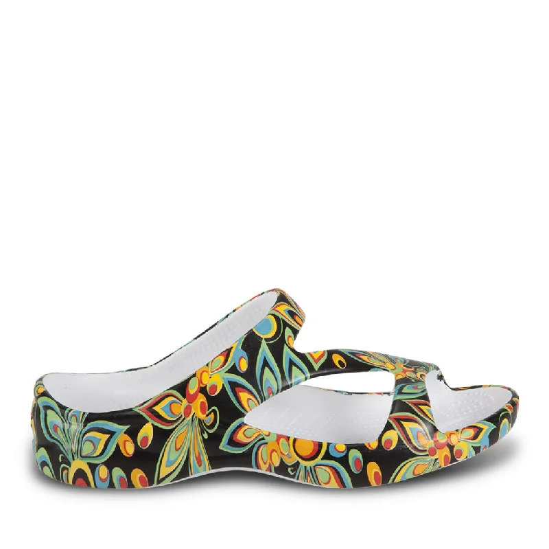 Women's Sandals with a Floral - Printed Upper in Pink for a Feminine Spring LookWomen's Loudmouth Z Sandals - Shagadelic Black