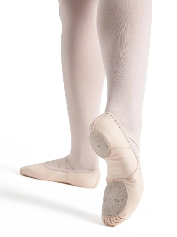 Adjustable Strap Ballroom Dance Shoes in Silver for a Secure FitCapezio 2038W Hanami Leather Ballet Shoe