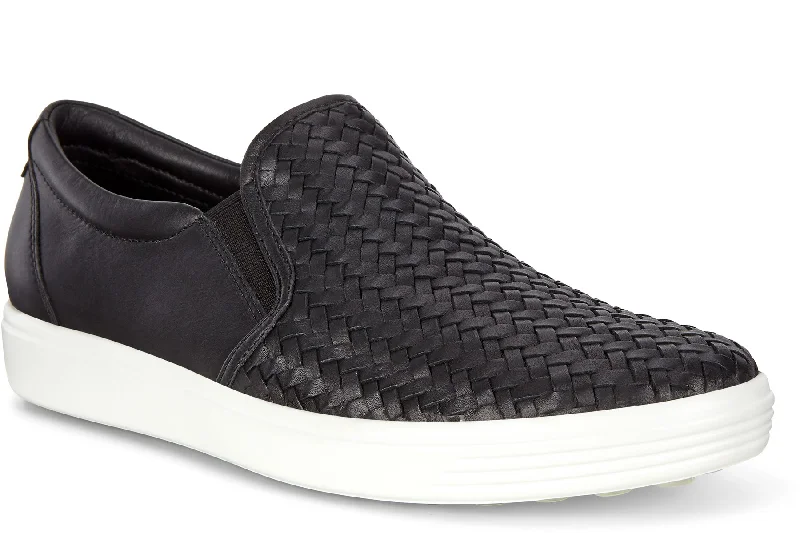 Women's Sneakers with Hidden Wedges for a Subtle Height Boost and Added StyleSoft 7 Woven