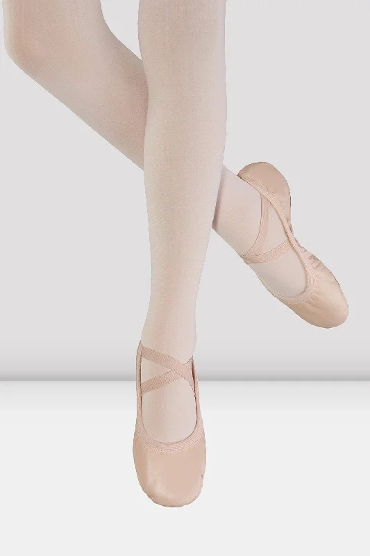 Women's Professional Leather Ballet Dance Shoes in Pink for EnthusiastsBloch S0246L Adult Odette S/S Leather Ballet Shoe