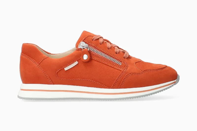 Low - Top Women's Tennis Sneakers in Bright Neon for a Pop of Color on the CourtLeenie - Terracotta