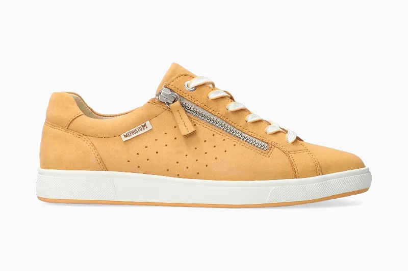 Low - Top Women's Tennis Sneakers in Bright Neon for a Pop of Color on the CourtNikita - Orange