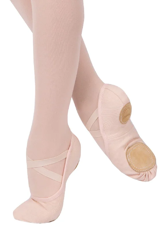 Water - Resistant Canvas Contemporary Dance Shoes in Multicolor for Outdoor UseNikolay 03020N Stretchtek Ballet Slipper