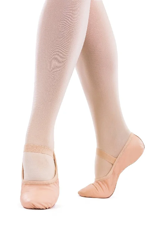 Split - Sole Modern Dance Shoes in Beige for Enhanced FlexibilitySoDanca SD69L Adult Brittany Full Sole No Drawstring Ballet Shoe