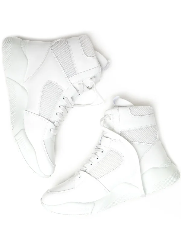 Sparkly Rhinestone - Embellished Women's Sneakers for a Glamorous and Eye - Catching LookChicago High-Tops