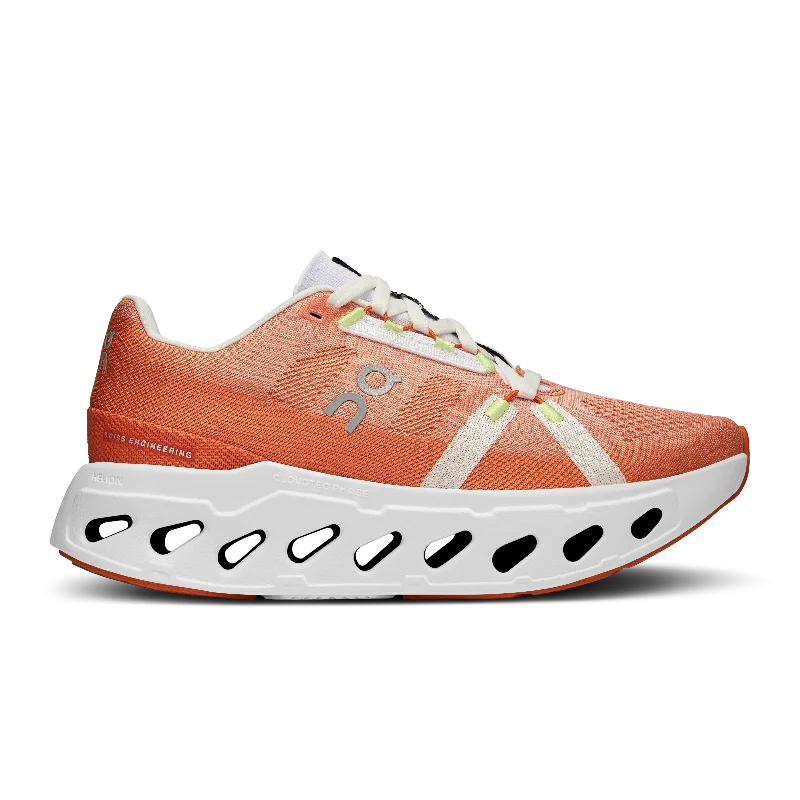 Stretchable Fabric Women's Running Shoes in Orange for a Snug and Flexible FitCloudeclipse