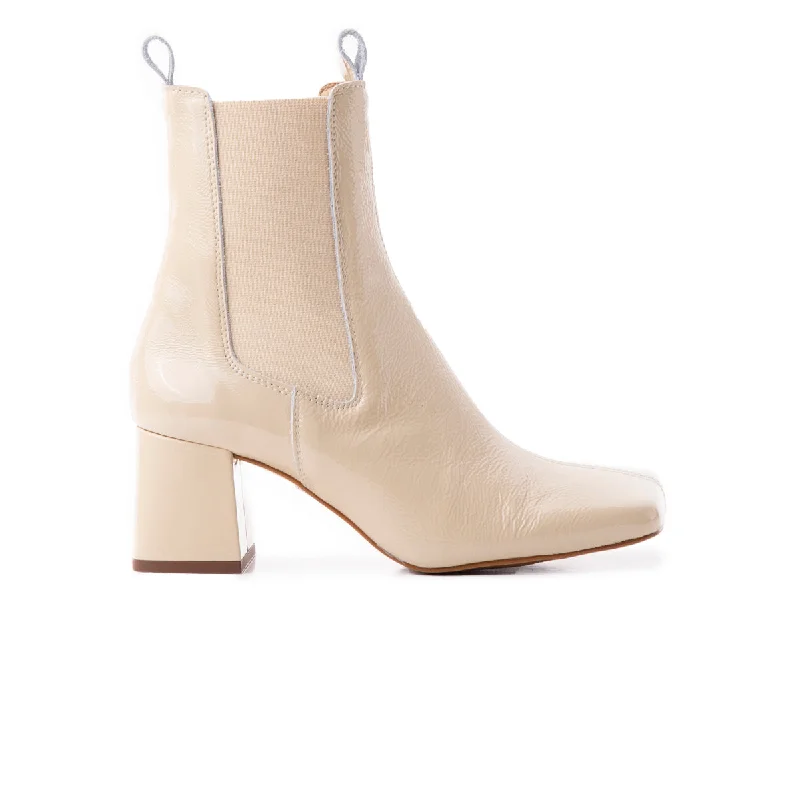 women's ankle boots with strapsBelvedere Cream Naplack