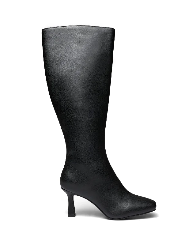 women's heeled boots with low heelCandid Tall Boot Black