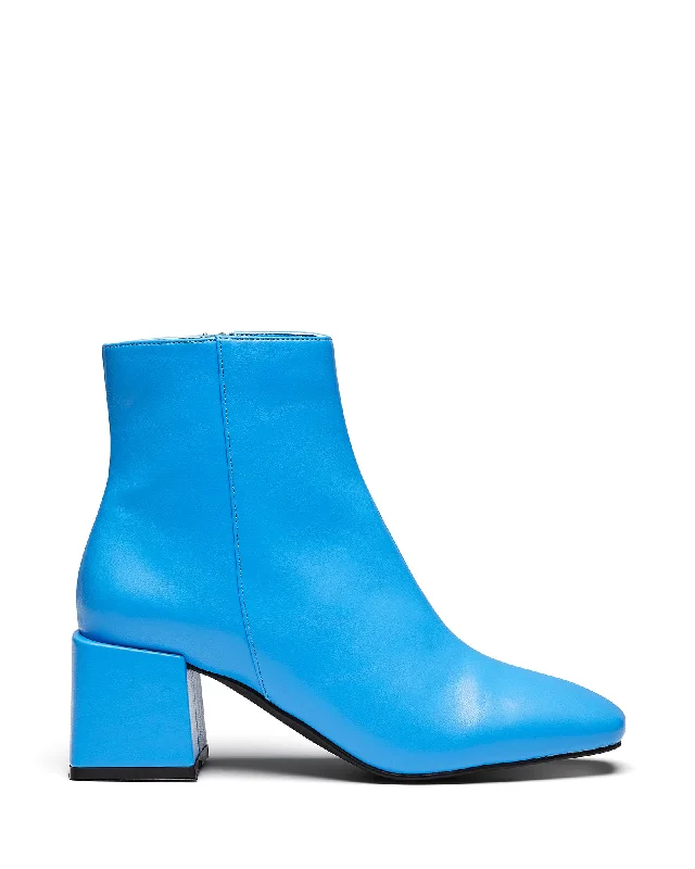 women's ankle boots for rainy weatherCole Block Heel Boot Azure