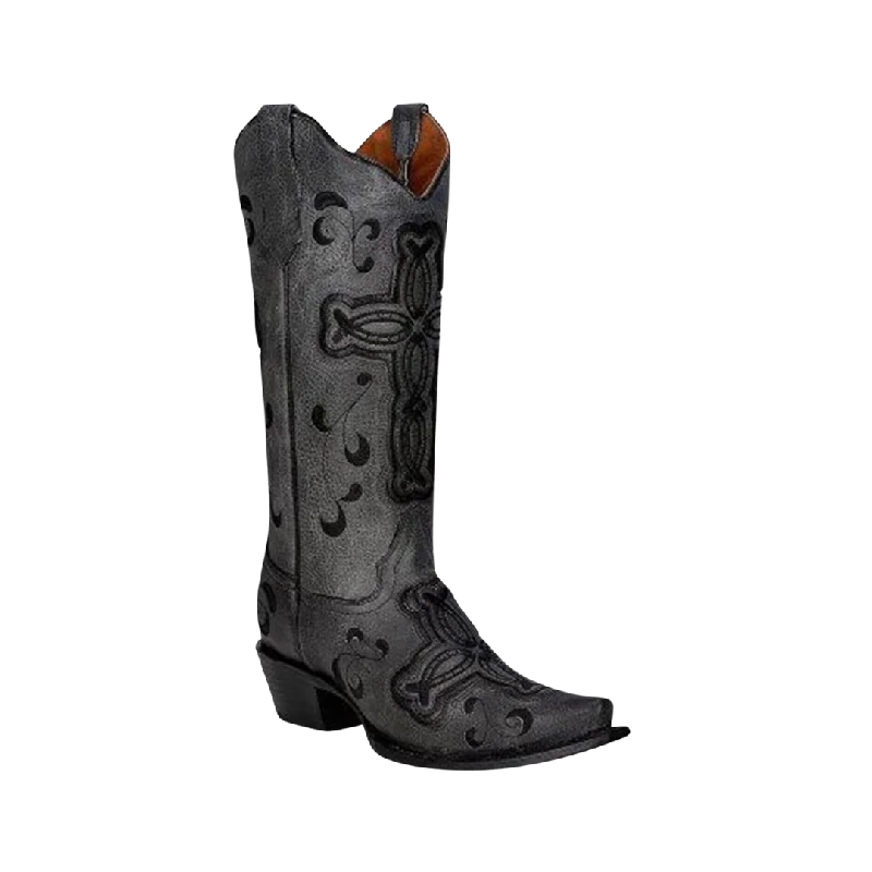 women's cowboy boots for casual wearCorral Boots Women's Grey Cross Over Boot