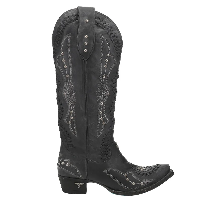 women's vintage cowboy bootsCossette Studded Snip Toe Cowboy Boots