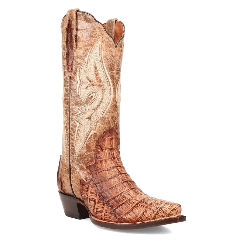 women's vintage cowboy bootsDan Post Womens Berkeley Sand Caiman Cowboy Boots