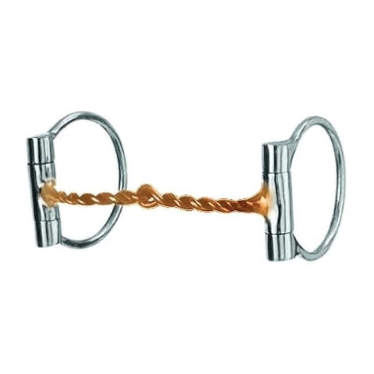 women's zippered moto bootsOffset Dee Ring Snaffle Bit w/ Copper Twisted Wire