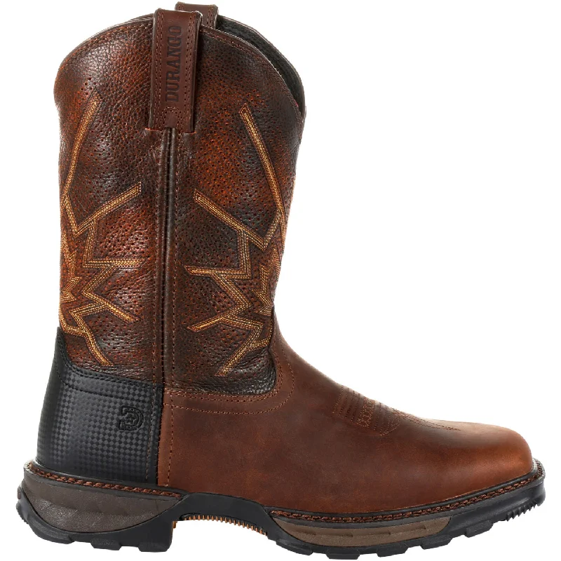 women's western boots with exotic leatherDurangoÂ Maverick XPâ Steel Toe Ventilated PullOn Work Boot