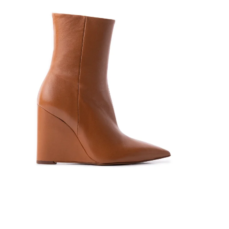 women's ankle boots with bow detailsHaven Tan Leather