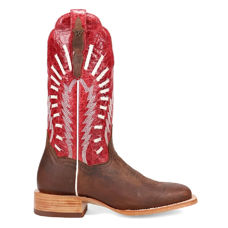 women's cowboy boots for wide calfLacey Embroidered Square Toe Cowboy Boots