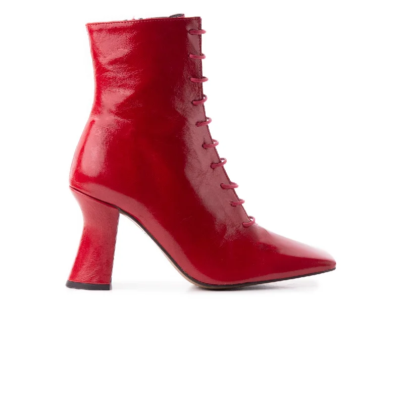 women's ankle boots with bucklesLockwood Berry Leather