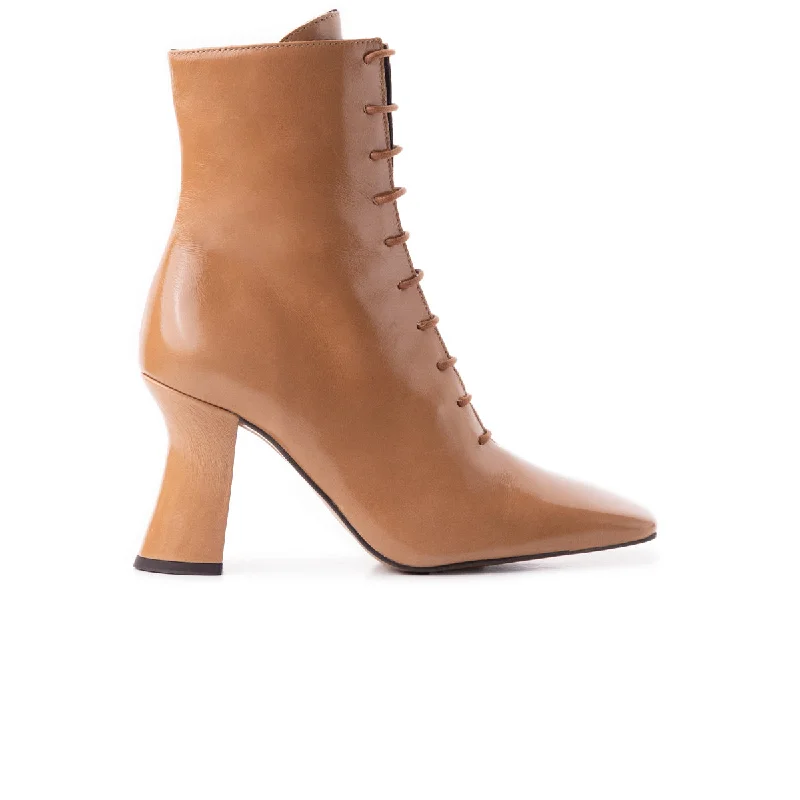 women's ankle boots for winterLockwood Camel Leather