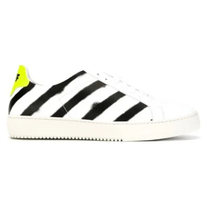 leather women bootiesOff-White Spray Paint Splash White Sneakers