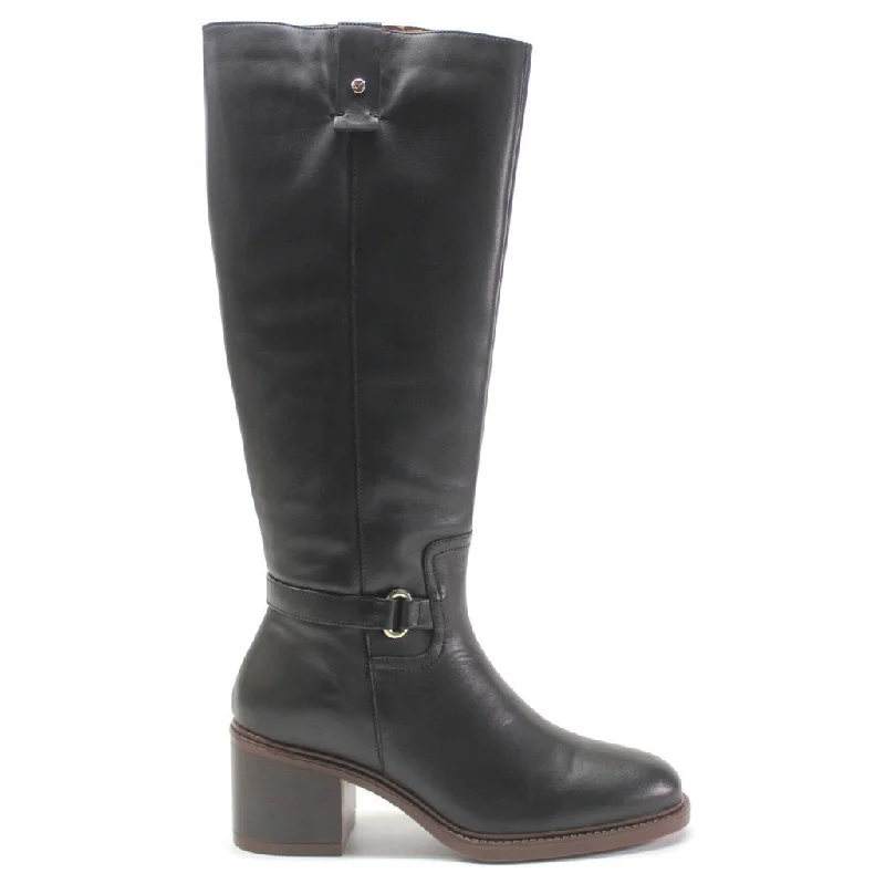 women's heeled boots for petiteHuesca Leather Women's Calf Length Boots