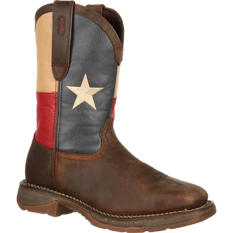 women's biker boots with harnessRebelâ by DurangoÂ Steel Toe Texas Flag Western Boot