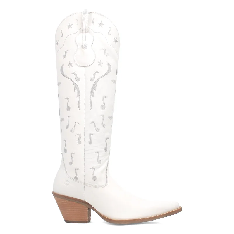 women's cowboy boots with stacked heelRhymin Embroidered Snip Toe Cowboy Boots