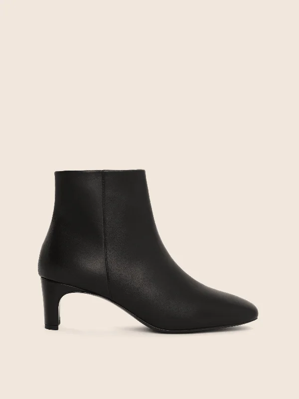 women's heeled boots for concertsSalema Black Boot