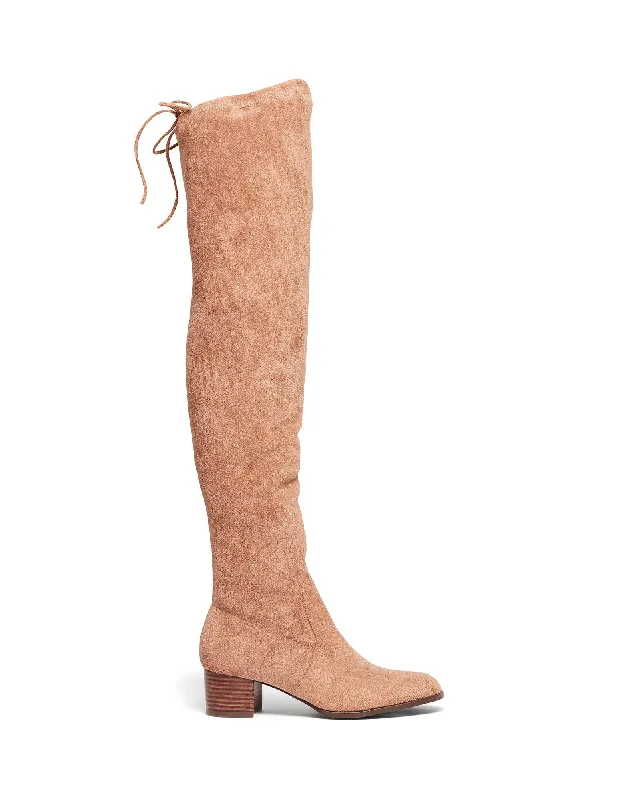 women's heeled boots in neutral colorsShrew Tall Boot Taupe