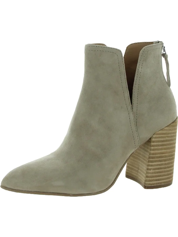 women's booties for springThrived Womens Suede Pointed toe Ankle Boots