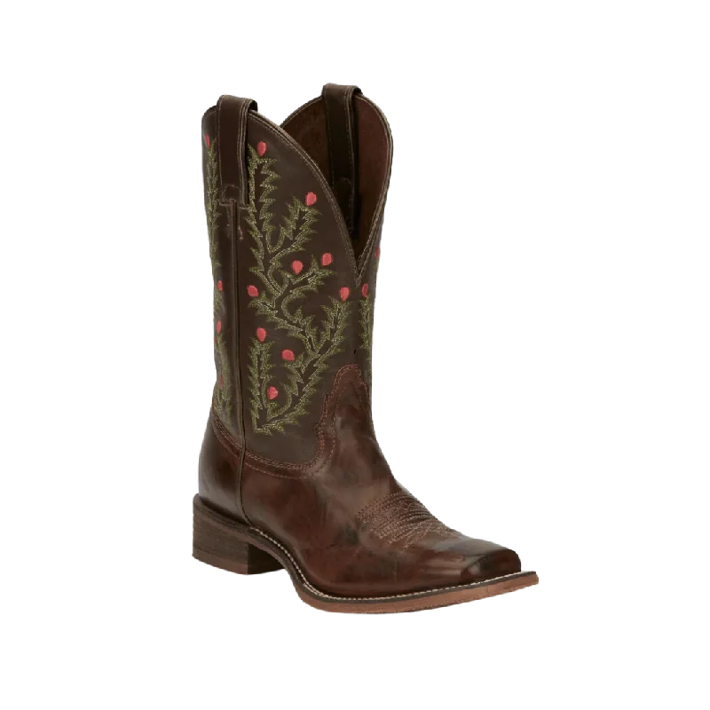 women's cowboy boots with embroideryNocona Women's Tori Brown Cactus Boots