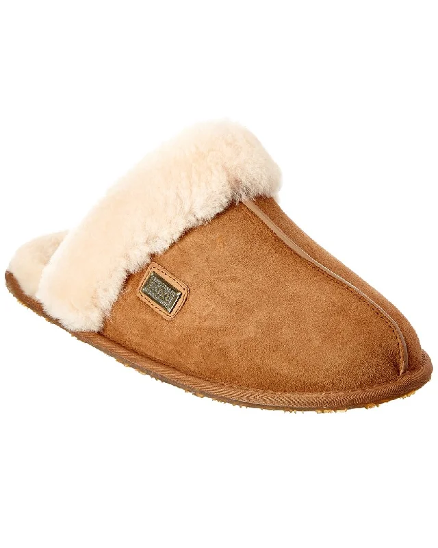 Women's Tassel - Trimmed Mules in Beige for a Laid - Back and Bohemian LookAustralia Luxe Collective Closed Suede Slipper