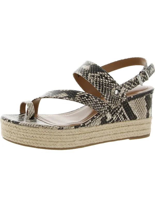 Weekend - getaway women's espadrillesBettyy Womens Animal Print Espadrille Wedge Sandals