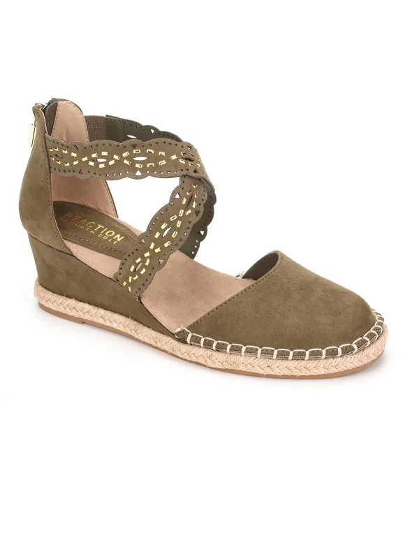 Movie - night - out women's espadrillesClo X Band Womens Faux Suede Strappy Espadrilles