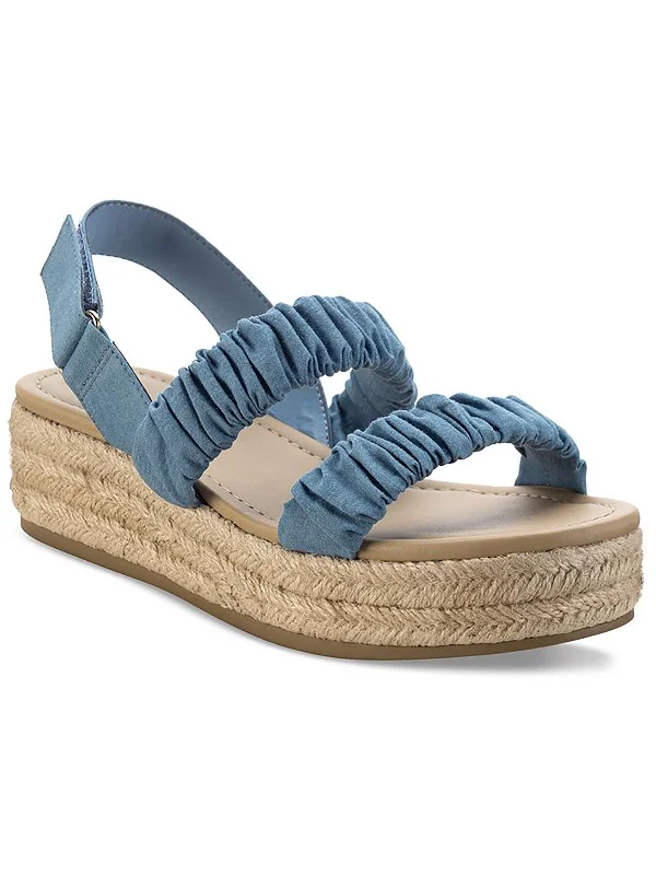 Shopping - friendly women's espadrillesDovee Womens Ankle Strap Manmade Espadrilles